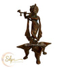Krishna on Diya by Silpi Handicrafts