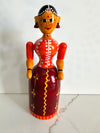 Wooden Channapatna Girl Doll Toy Decor