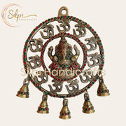 Ganesha Om w/ Stones & Bells by Silpi Handicrafts