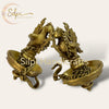 Peacock Hanging Diya Set by Silpi Handicrafts