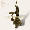 Peacock Diya w/ bell by Silpi Handicrafts