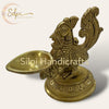 Peacock Diya Set by Silpi Handicrafts